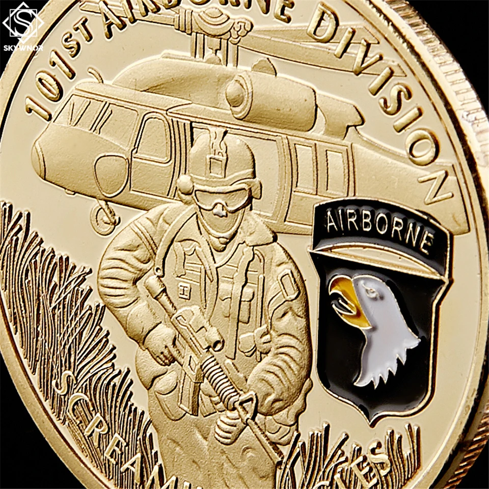 5PCS/Lot USA 101st Airborne Division Screaming Eagles Army Military Commemorative Coin | Дом и сад