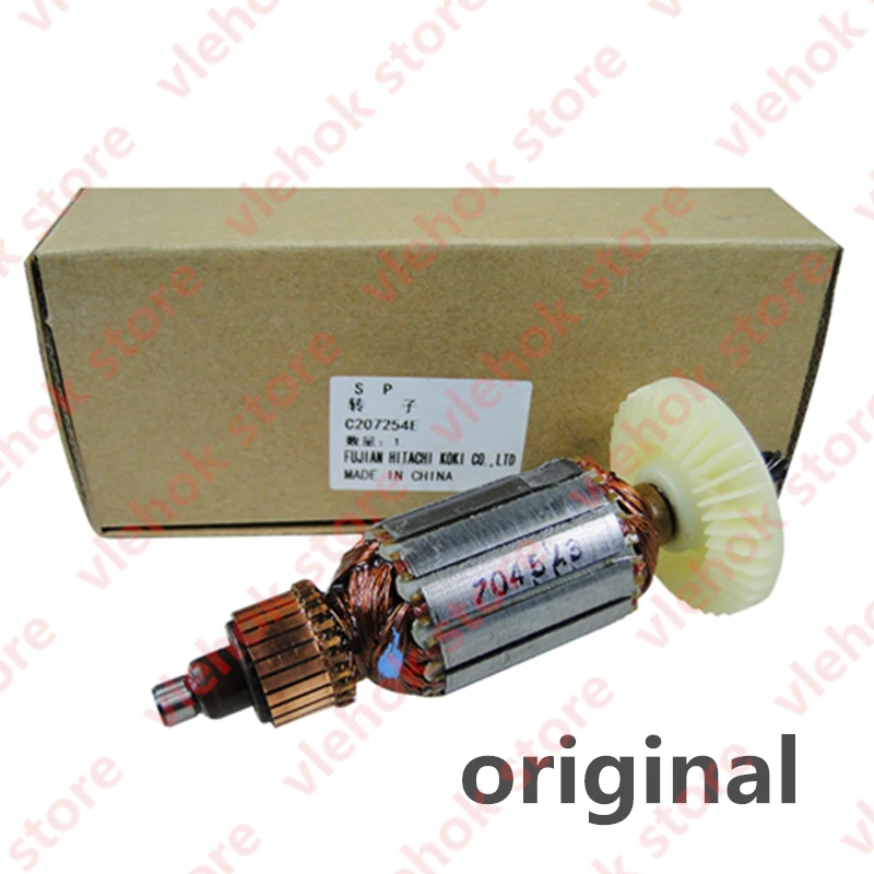 AC220-240V Якорный ротор C207254E для HITACHI D13VG D13VF D10VG 360543E аксессуары электроинструмента