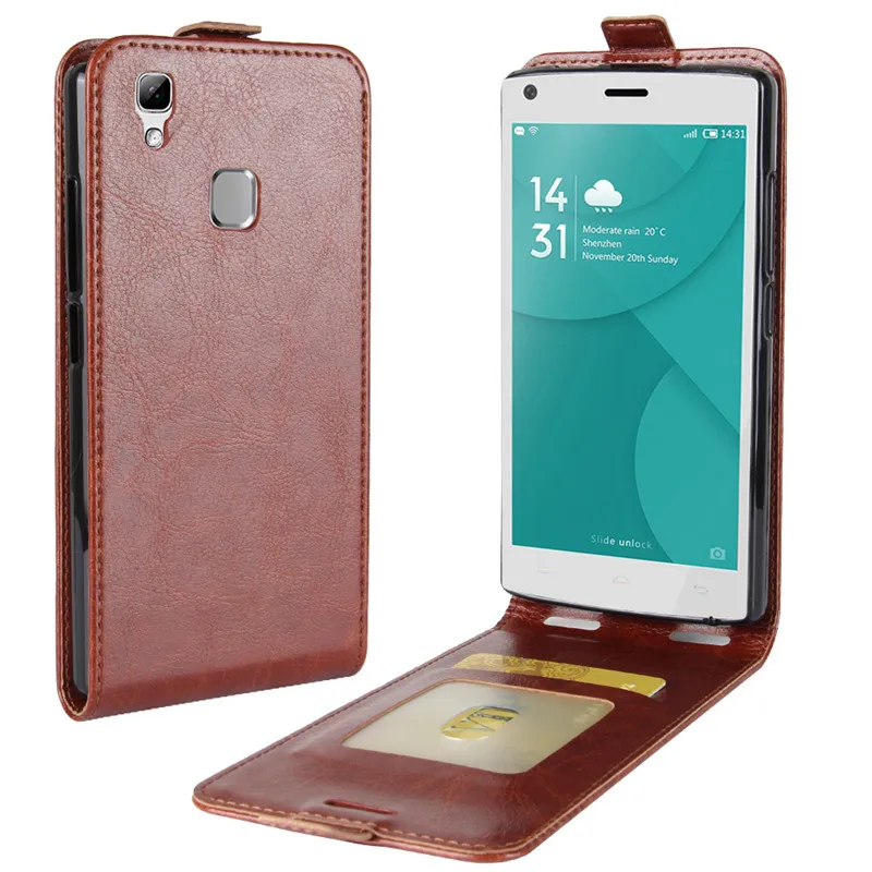 Роскошные Вертикальный Флип Чехол Для Doogee X5 Max Coque принципиально Капа телефон