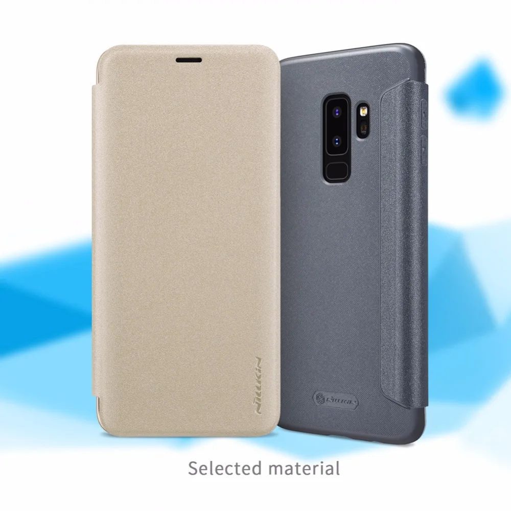 Чехол для телефона Samsung Galaxy S9 + NILLKIN Sparkle ультра тонкий кожаный чехол откидная