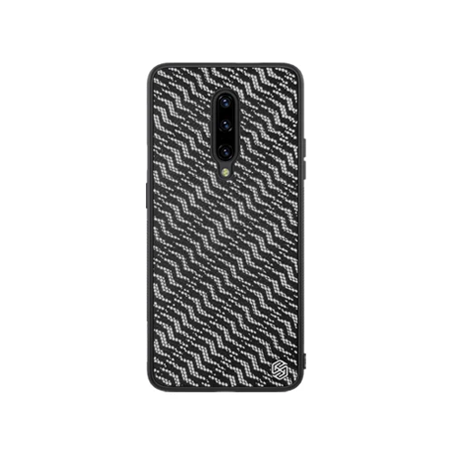 Чехол для OnePlus 7 Pro, чехол для Oneplus 7, чехол NILLKIN Twinkle, роскошный чехол из искусственной кожи, Гибкая Рамка из ТПУ и поликарбоната, чехол для телефона - Цвет: Silvery