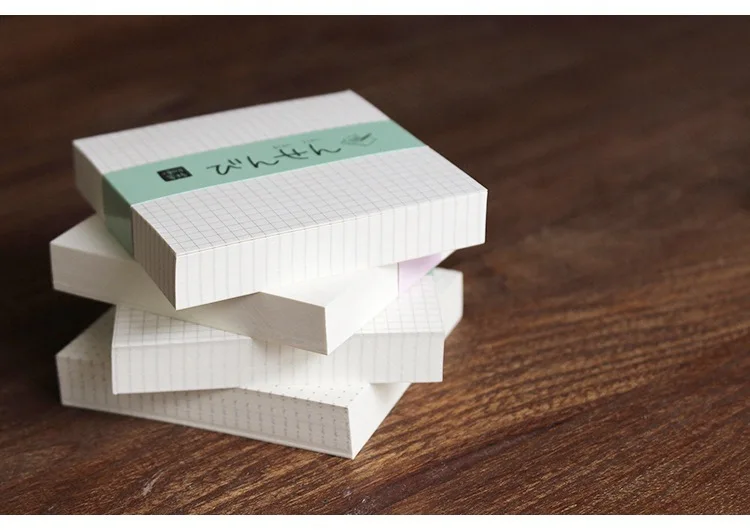 Простая сетка в горошек, блокнот для заметок, Pocket Note, Kawaii, Липкие заметки, мульти Складные блокноты для записей, планировщик, канцелярские принадлежности, школьные принадлежности