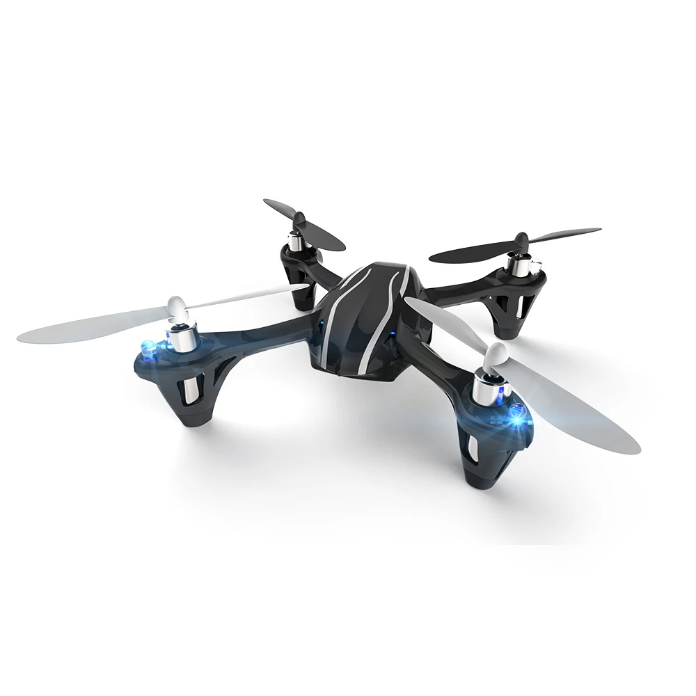 Hubsan H107L X4 Квадрокоптер Mini 2 4G 4CH Радиоуправляемый Дрон RTF геликоптер с Светодиодное