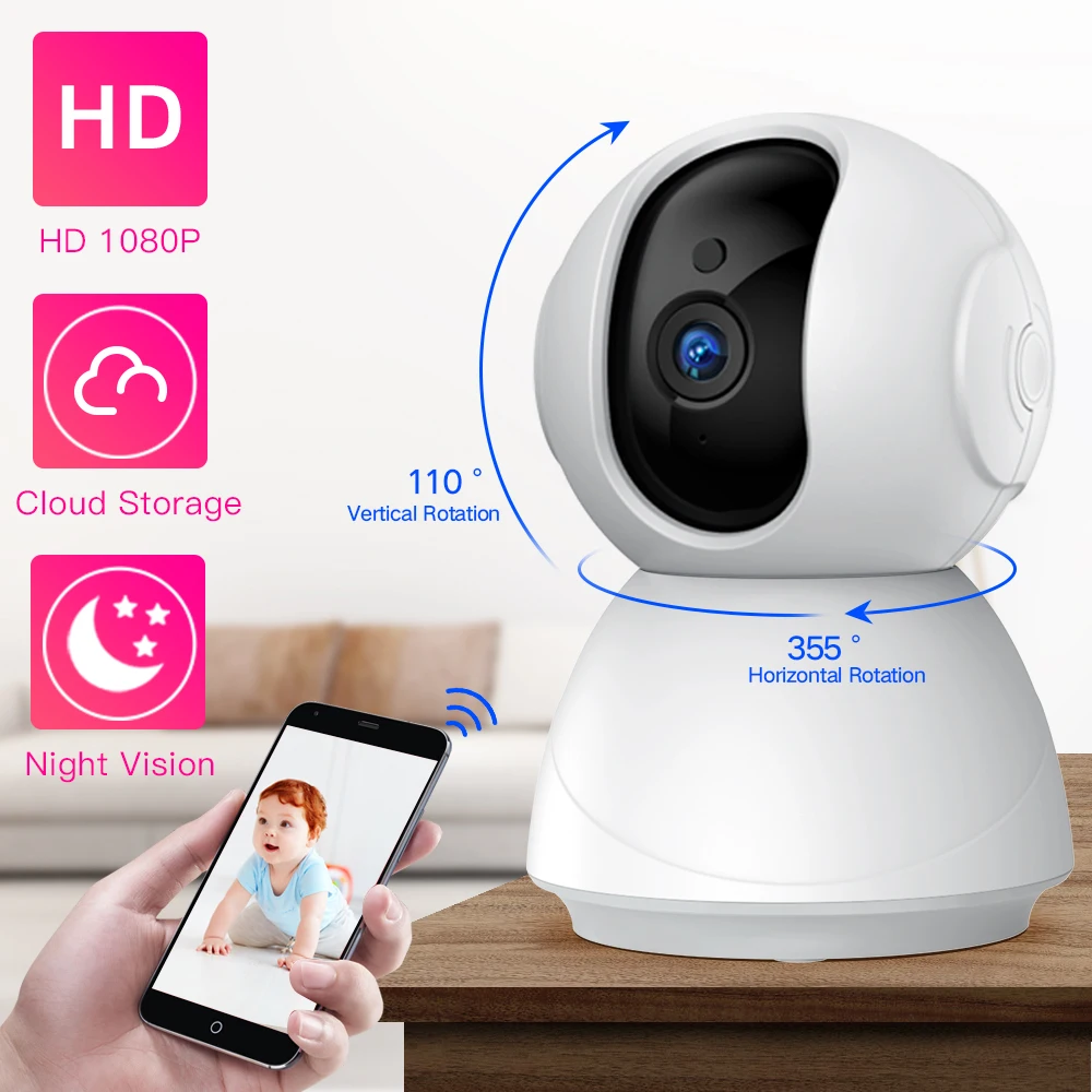 Беспроводная камера видеонаблюдения SDETER 1080P 720P IP Wi Fi P2P|Камеры видеонаблюдения| |