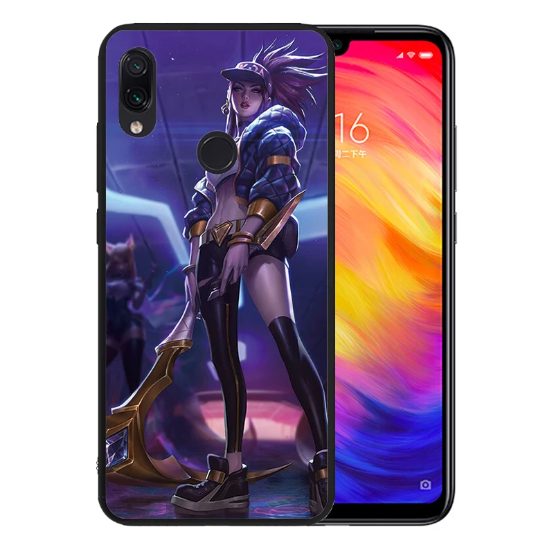 Тонкий Силиконовый ТПУ мягкий чехол для телефона черный силиконовый Xiaomi Redmi Note 7