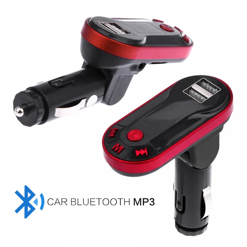 Fm передатчик MP3 плеер громкой связи автомобильный комплект USB TF SD Автозапчасти