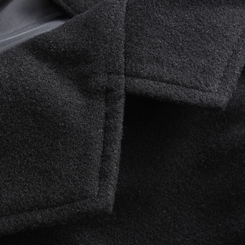 2017 новое зимнее стильное шерстяное пальто для мужчин модное однобортное тонкое