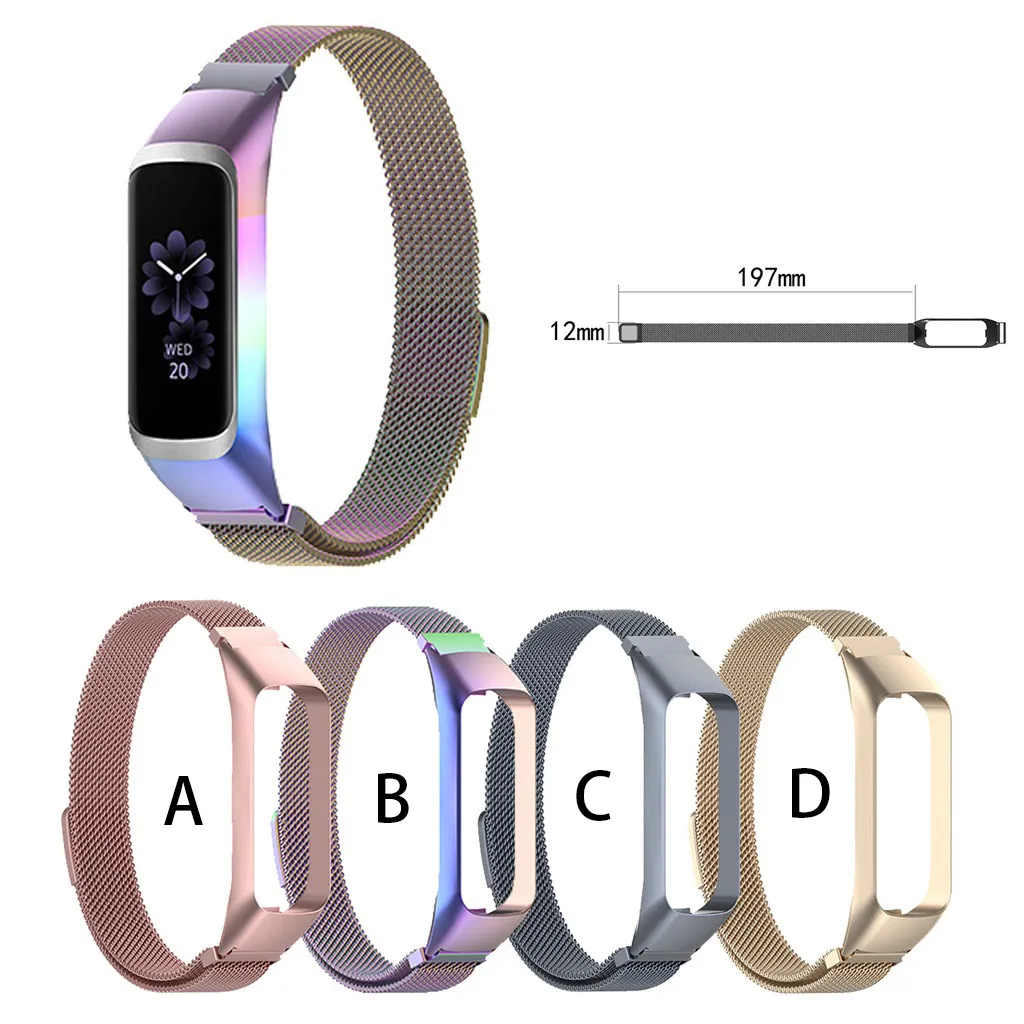 Новинка, миланские часы из нержавеющей стали, ремешок, браслет для samsung Galaxy fit-e R375, сменный ремешок для часов, Смарт-часы