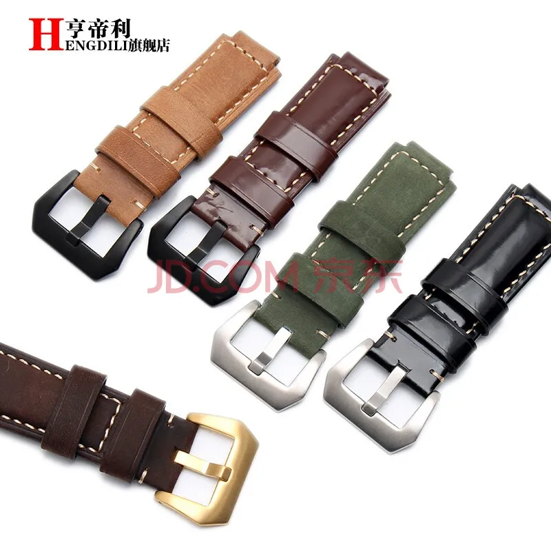 For Temix time tide series leather watch belt TW2R55500 T2N720 T2N721 T2N739 knob 16mm width 24mm band | Наручные часы