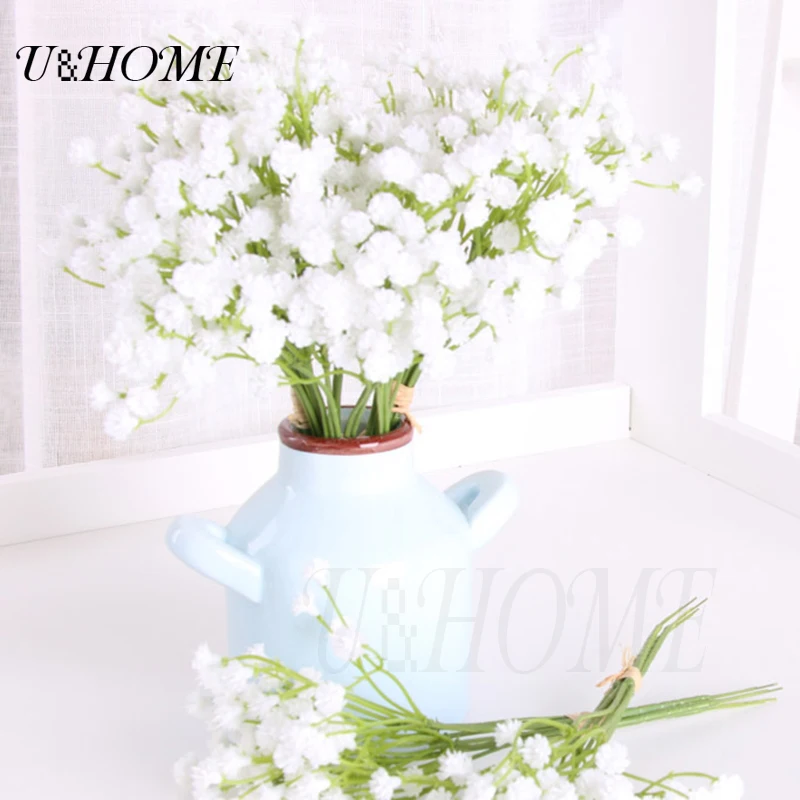 3 шт./лот искусственные мини babysbreath Пластик гипсофила цветок для свадьбы DIY