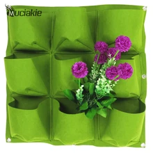 MUCIAKIE 50*50 см 9 карманов Вертикальные растительные мешки с круглым