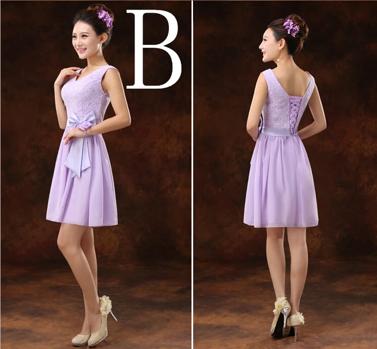 2019 женское вечернее платье с v образным вырезом в Корейском стиле сиреневого