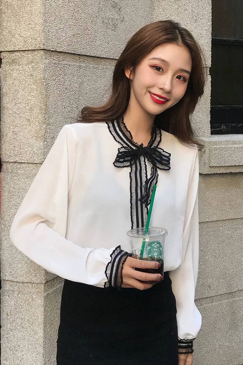 

Cheap wholesale 2019 new Spring Summer Autumn Hot selling women's fashion casual ladies work Shirts FP111