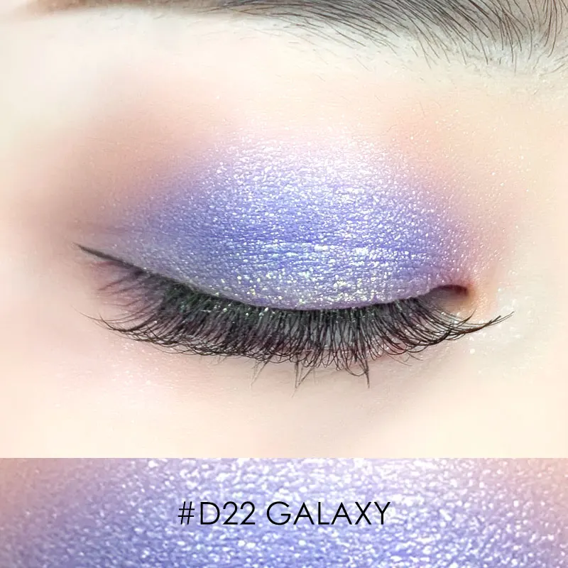 D22 FOCALLURE, блестящие тени для век, профессиональные, высокое качество, одиночные тени для век, модные, блестящие, пигментированные, мягкая пудра, мерцающие тени для век - Цвет: D22