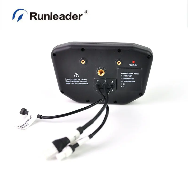 

Runleader GPS Multifunction Digital rechargeable Hour Meter for Lawn Mower Generator Dirtbike Motorcycle
