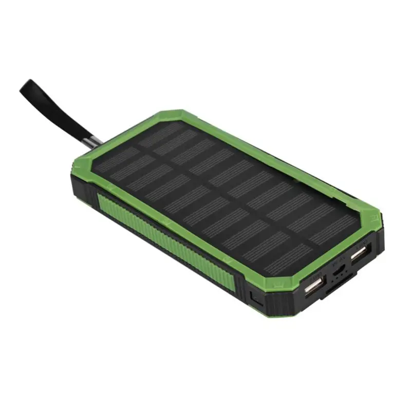 green 10000 мАч Внешний Аккумулятор Чехол 5 в 2 А usb порты DIY зарядное устройство коробка DIY для samsung Xiaomi huawei мобильный телефон(без аккумулятора - Цвет: green