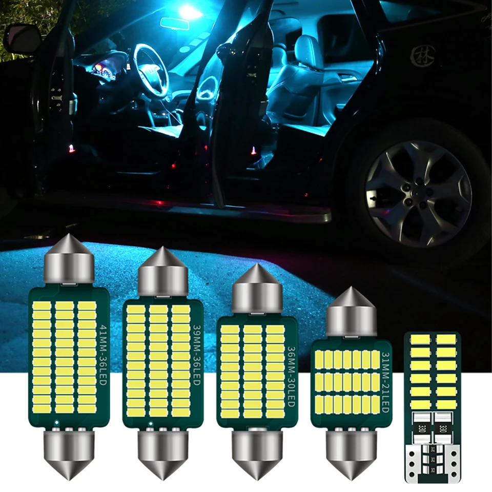 T10 led люсис привело para Авто Свет Интерьер w5w c10w canbus 31 мм 36 39 41 лампада carro