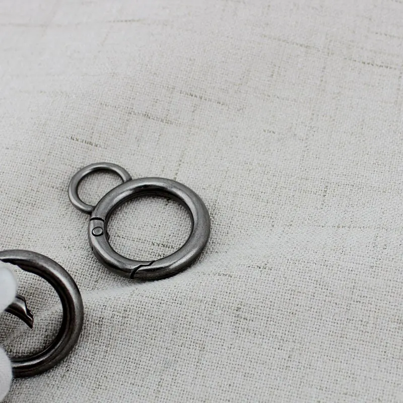 10-50-100pcs old silver 8 shaped Spring Gate Ring Key Fob hardware Hang Decorations Hardware | Багаж и сумки