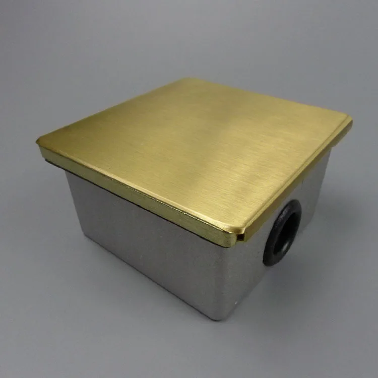 Напольная розетка с 2 портами универсальная бесплатным дизайном (наземная