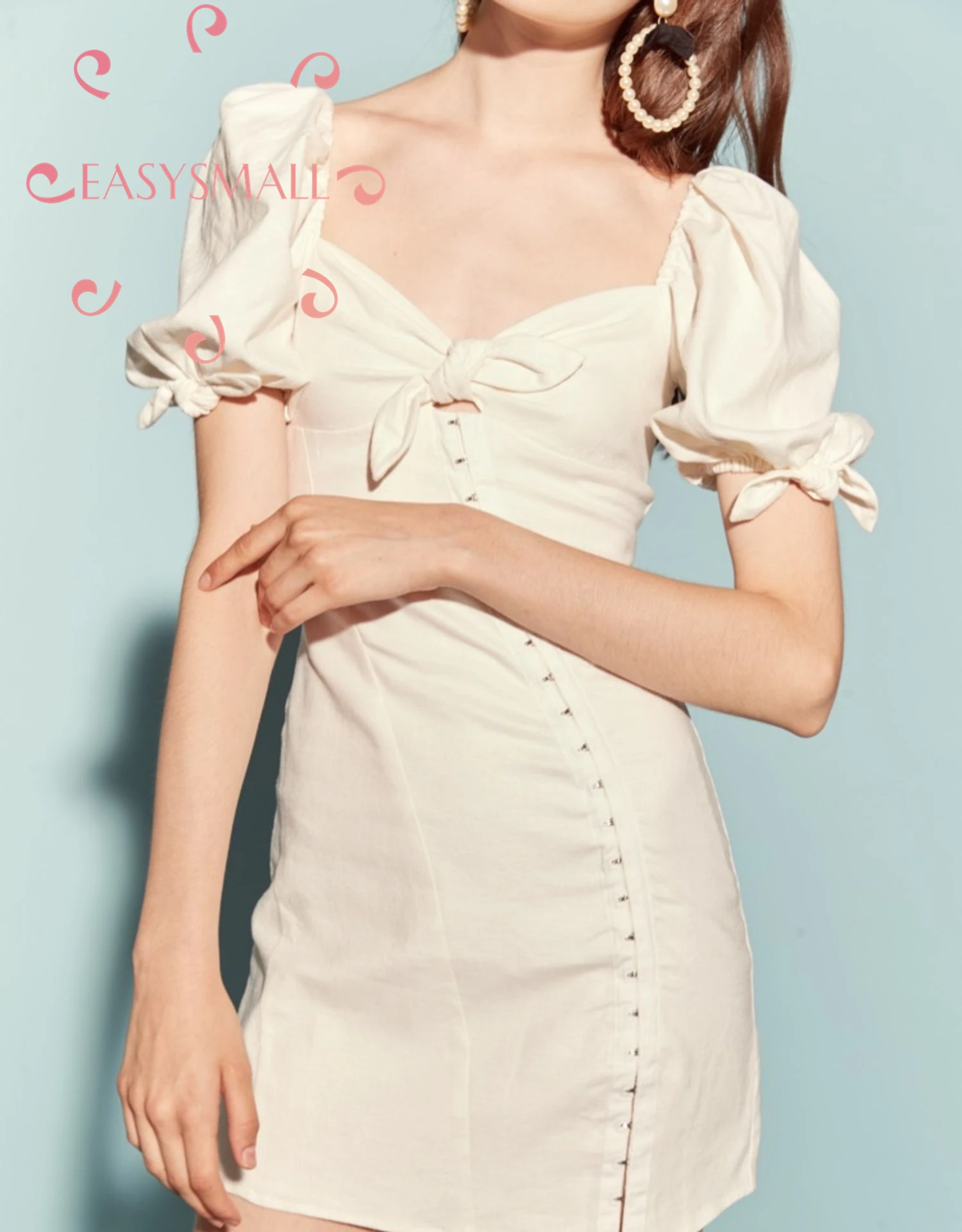 EASYSMALL For Love Lemon женское платье, модное летнее профессиональное платье для работы, формальное платье размера плюс, платья с высокой талией