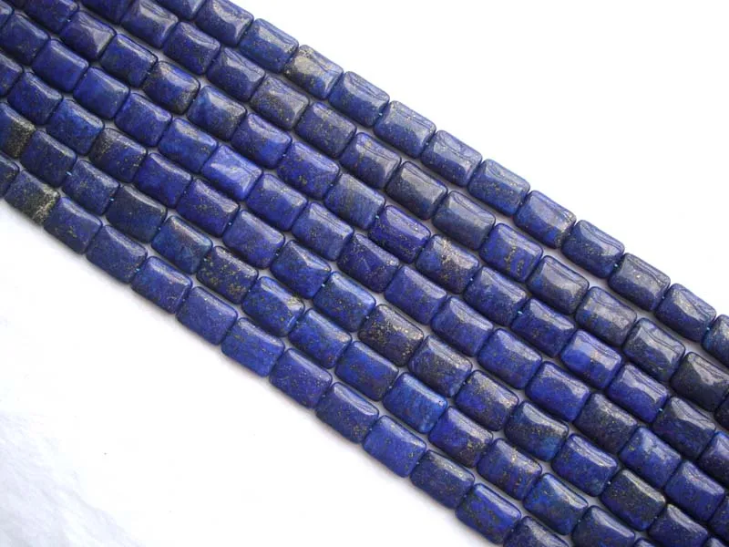 Натуральный Лазурит плоская Прямоугольная форма 15*20 мм свободные бусины для