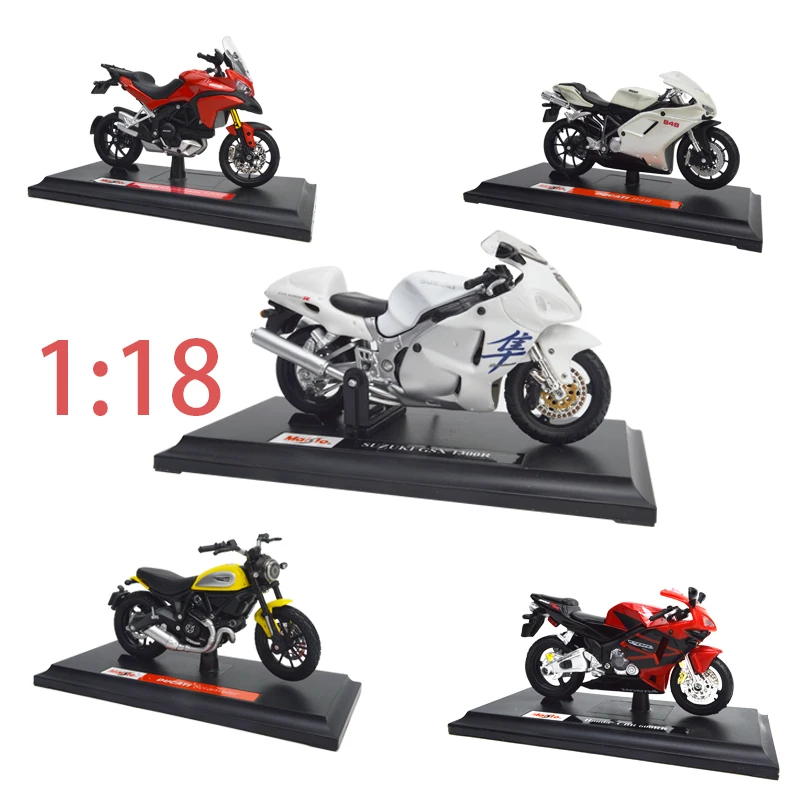 Сплав мотоцикл SUZUKI DUCATI детская игрушка симулятор модель автомобиля Модель
