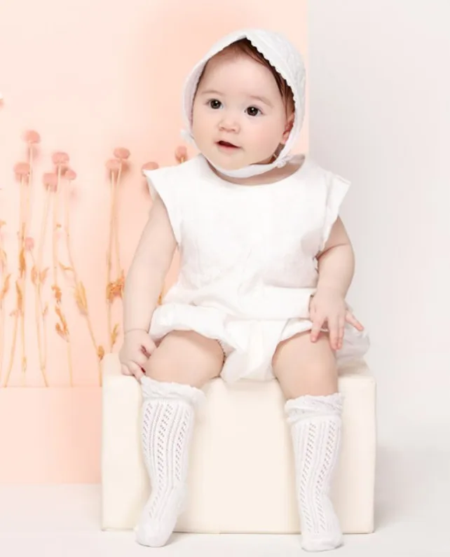 Baby Girl Socks 0-2 Year Toddler Cotton Mesh Breathable Newborn Infant Boy cotton Summer High knee | Детская одежда и обувь