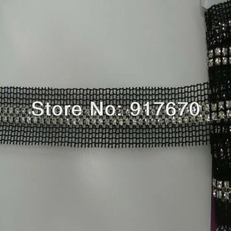 2 ряда пришивная сетчатая накидка SS16 с кристаллами и стразами отделка цепочки для