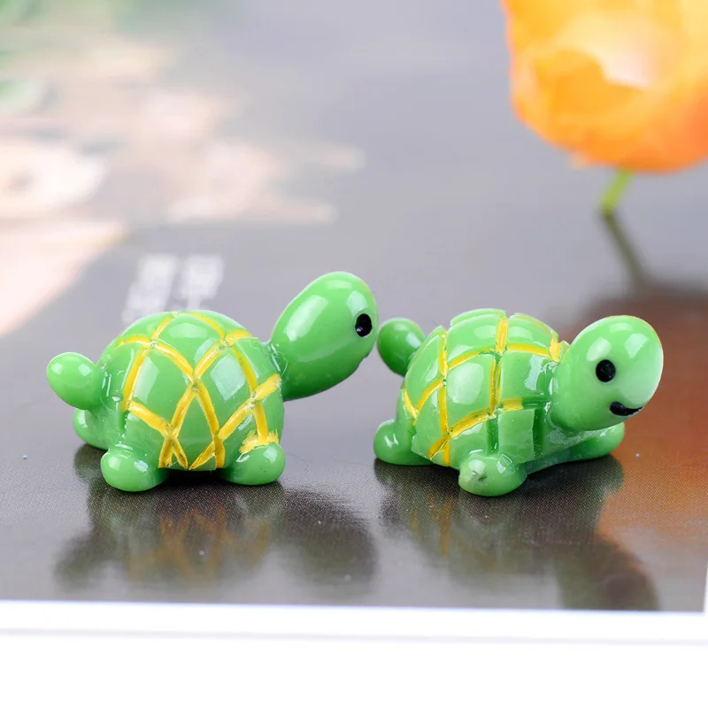 Мультяшная фигурка черепахи миниатюрные фигурки декоративный волшебный сад
