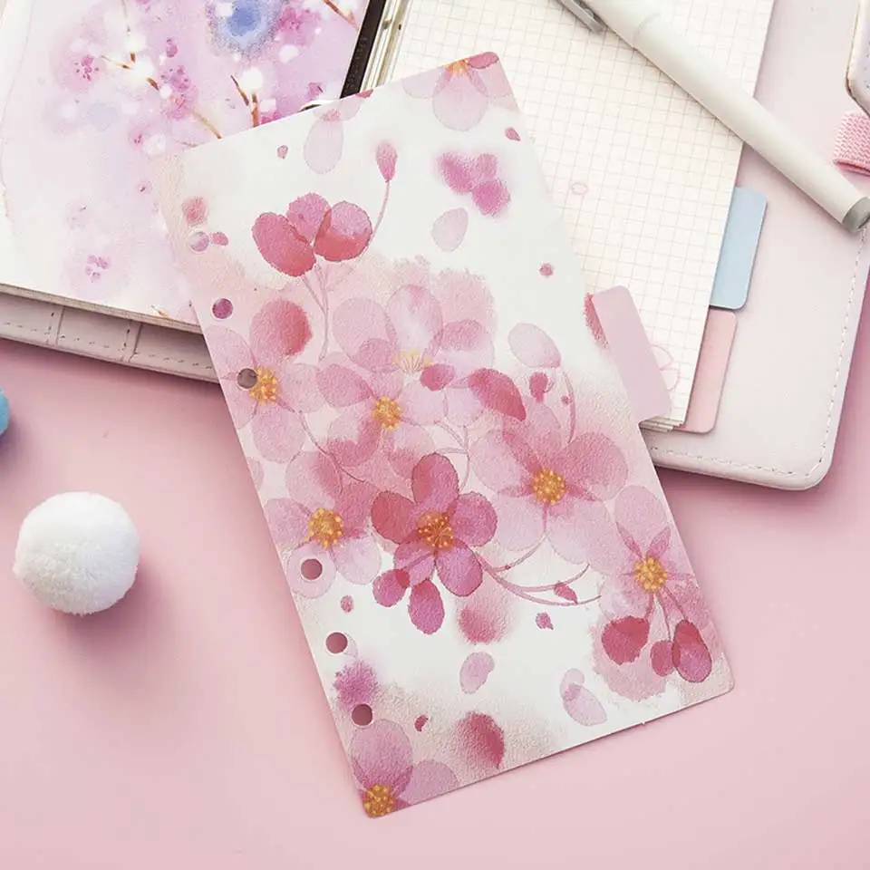 5 шт./компл. A5 A6 повестки дня ежедневник filofax индексный разделитель Тетрадь