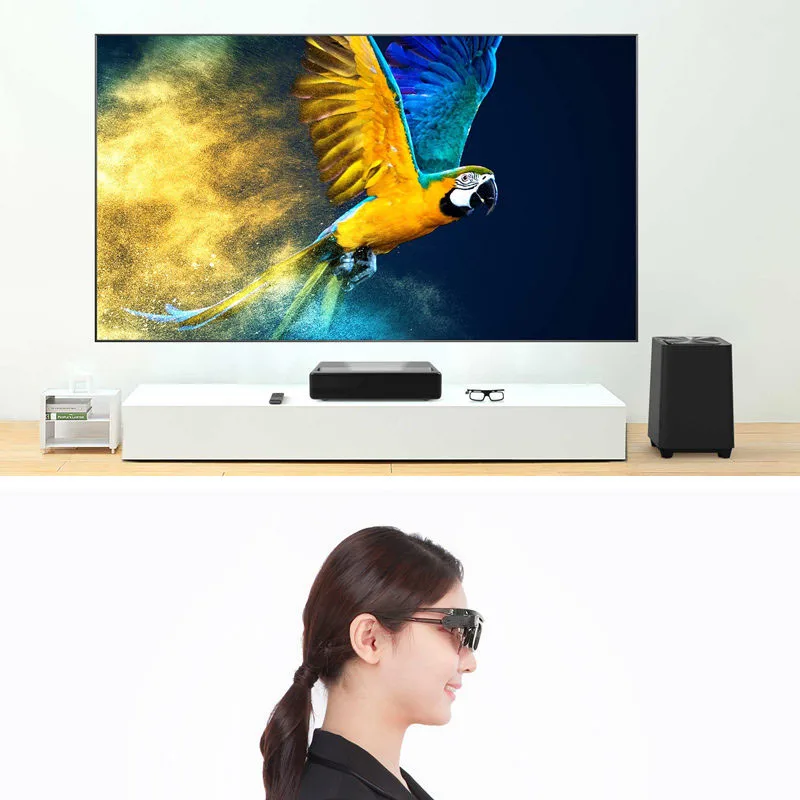 Универсальные DLP Link 3D очки активные очки с батареей для JmGO V8/J6S XGIMI H1/H2/Z6 DLP 3D лазерный проектор ТВ