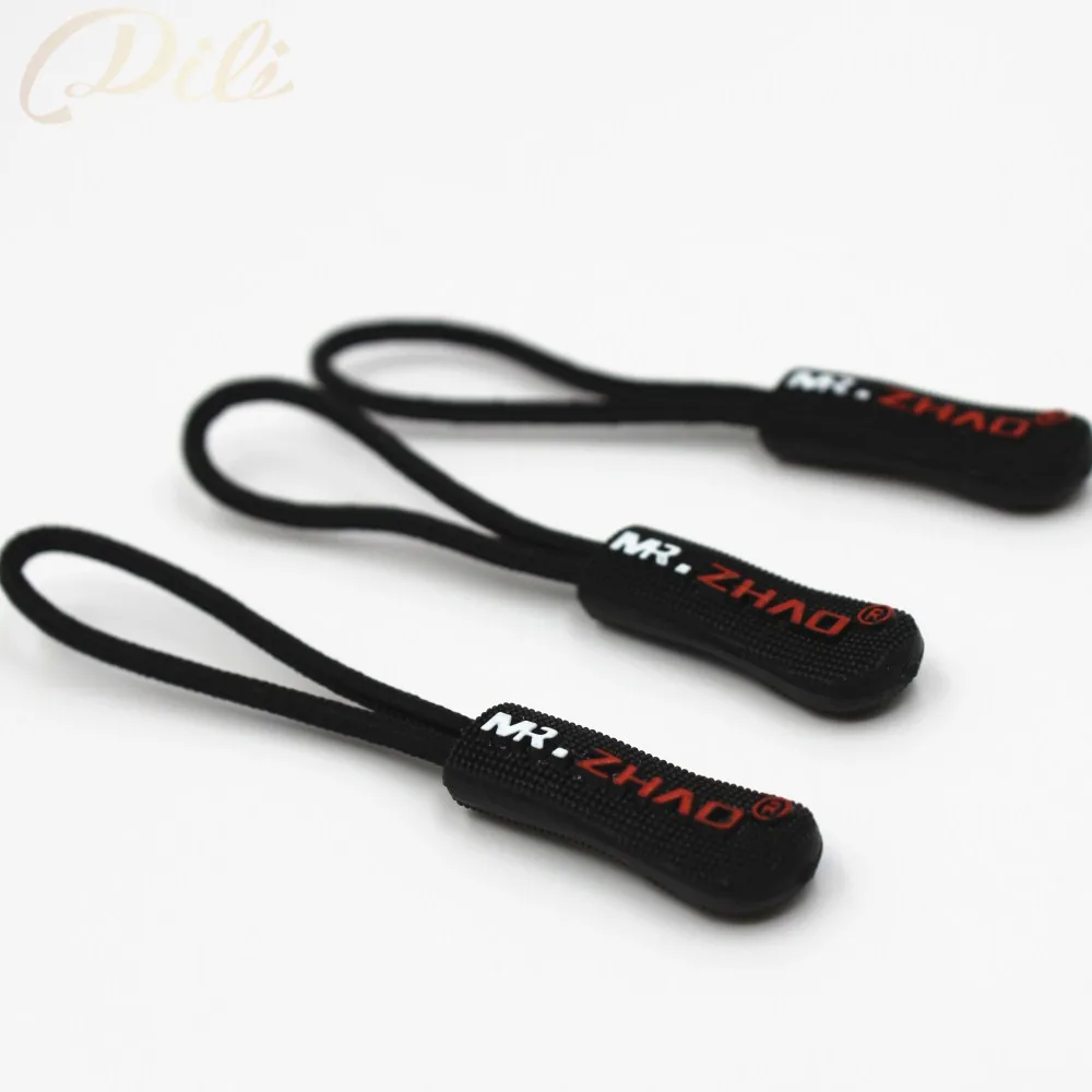 500 шт. наконечники для шнура на молнии из ПВХ|zip cord|zipper pull cordpull cord |