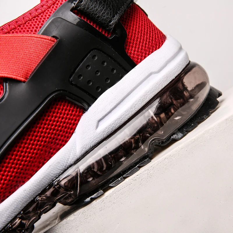 

Running Shoes Sneakers Men Sport Shoes Lace-Up Beginner Rubber Fashion Mesh Round Cross Straps Air Sneakers Shoes Zapatos