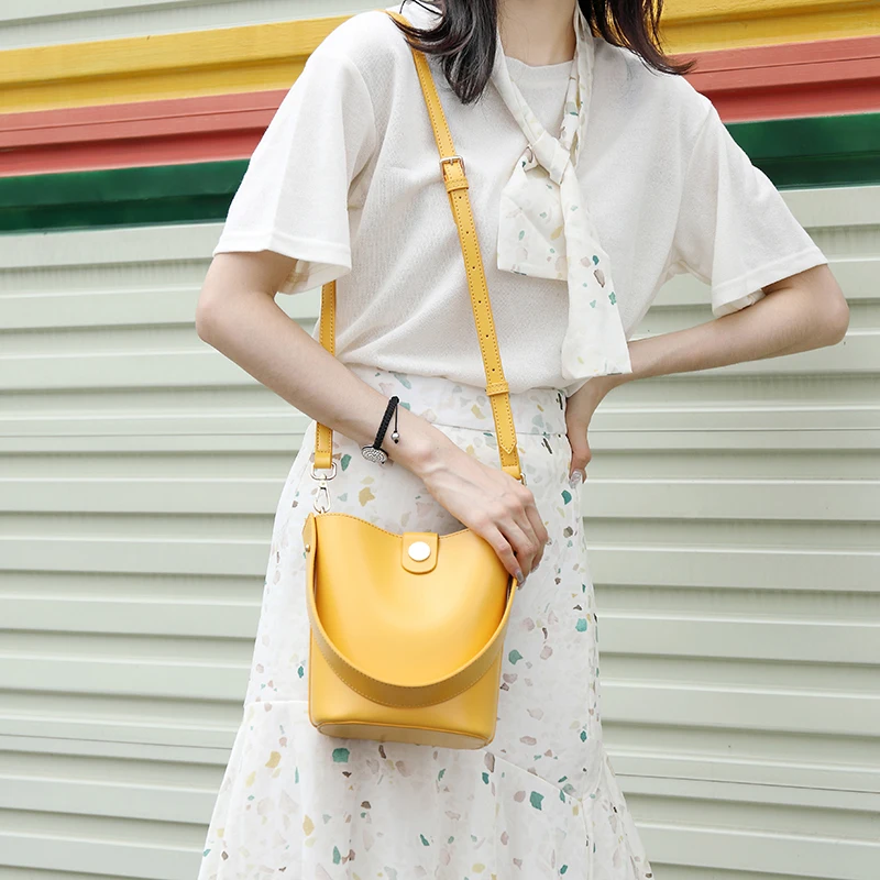 Женская сумка из искусственной кожи 2019 повседневная через плечо желтые сумки