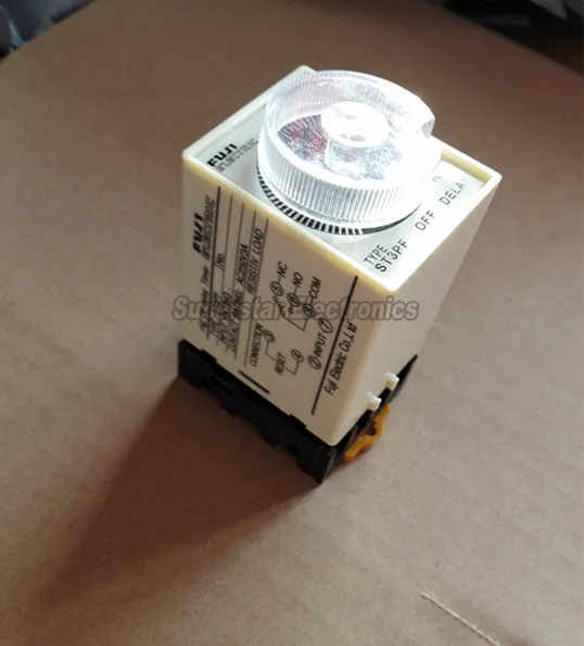 Реле времени задержки выключения питания переменного тока 220 В 30 секунд ST3PF & Base|time