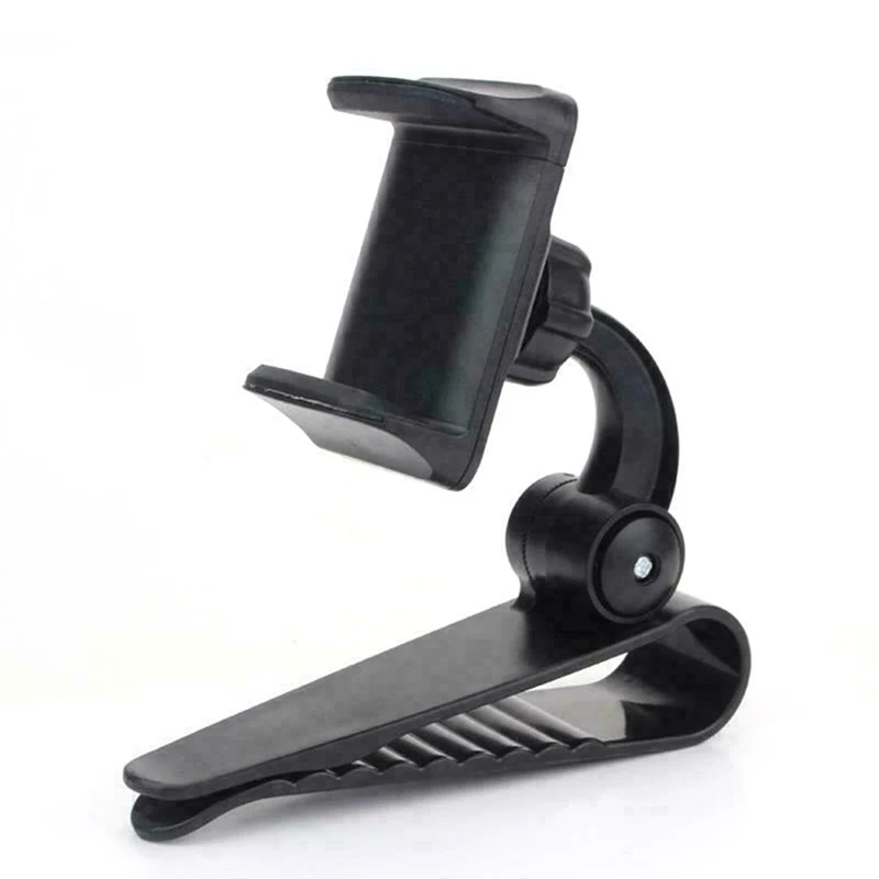 

Car Sun Visor Mount Cell Phone Holder Clip Universal 360 Rotating Brackets ND998
