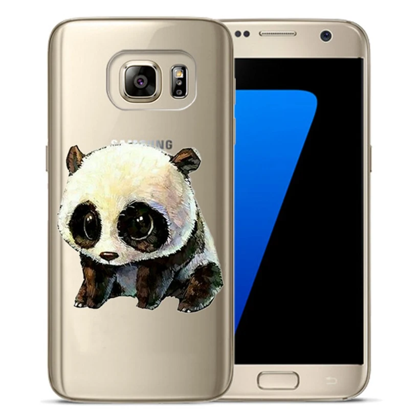 Phone Case For Samsung Galaxy A3 A5 2016 2017 J1 J3 J5 J7 TPU S3 S7 S9 plus Soft Silicone Cat Panda Cover Funda Capa AX608 |