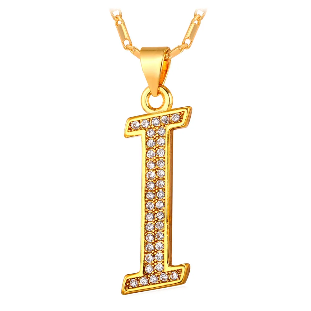 Gold I Starlord Initial M буквы-подвески и ожерелье s для женщин и мужчин персонализированный подарок ювелирные украшения с надписями золотого цвета ожерелье P1683 - Окраска металла: Gold I