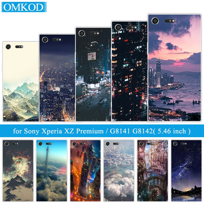 Для Sony Xperia XZ Премиум задняя крышка для Premium G8141 G8142 TPU премиум силиконовый чехол