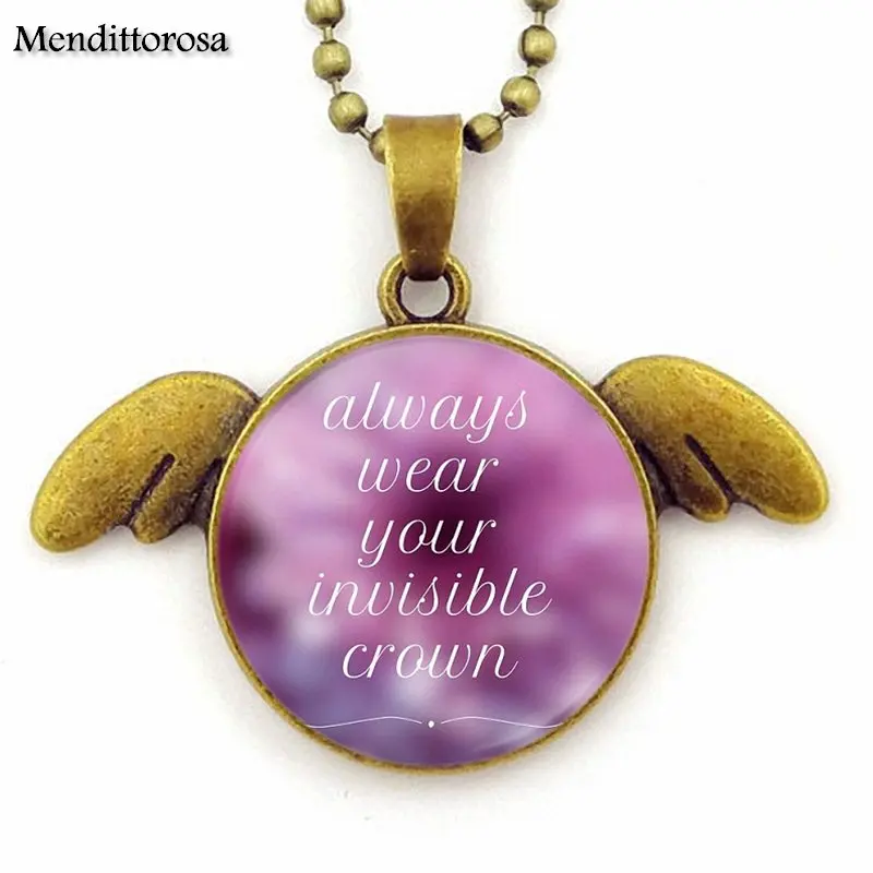 Для мужчин и женщин вечерние подарок всегда носите Невидимый Корона Цитата