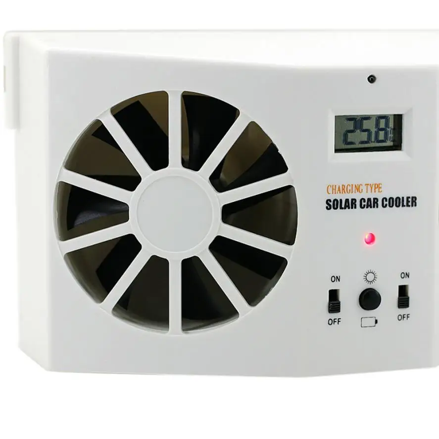 Вентилятор на солнечных батареях для автомобильных окон вентиляционный