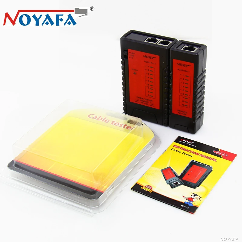 NOYAFA NF-468 Профессиональный сетевой кабель тестер RJ11 RJ45 CAT5 CAT6 LAN трекер Tracer сетевые