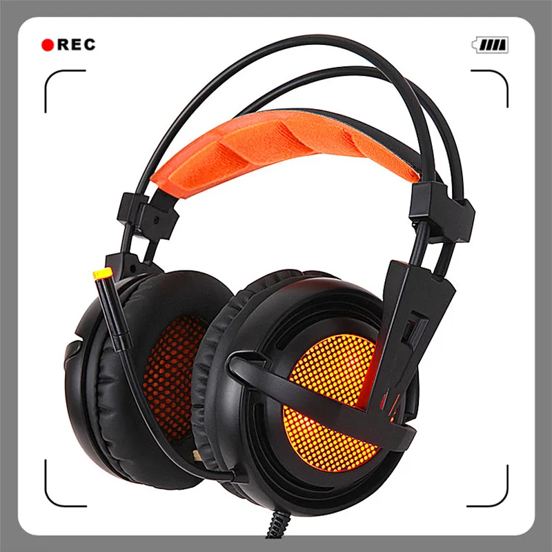 Игровая гарнитура casque 7 1 Surround Stereo USB игровая с микрофоном дышащая светодиодная