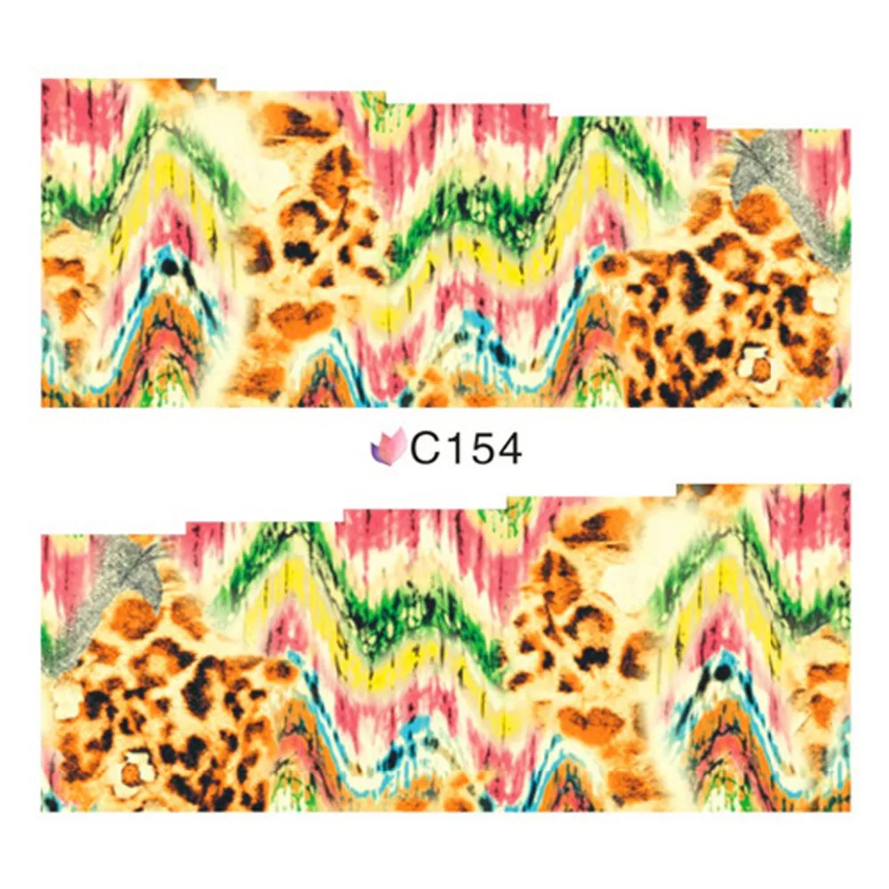 1 Sheet NEW Fashion Nail Water Decals Sticker Transfer Sticke Hot Charm Flower Patterns. C-154 | Красота и здоровье