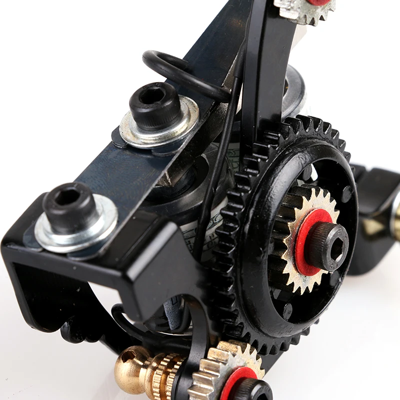 Мини-тату-машинка ручной работы с зубчатыми колесами 10 намоток принадлежности