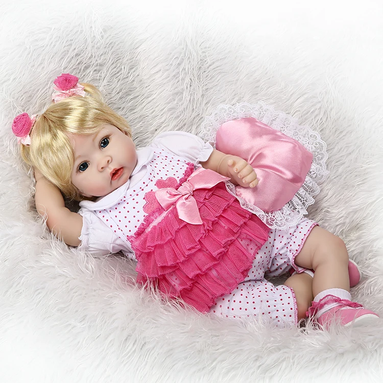 55 см силиконовая кукла реборн игрушки Моделирование виниловая принцесса куклы