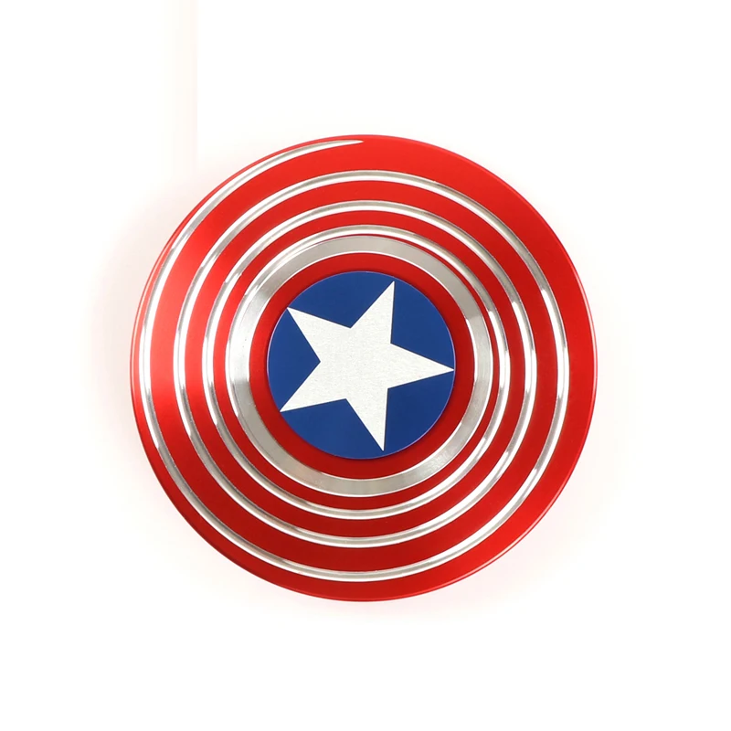 2017 Fidget Finger Spinner Американский капитан Быстрый подшипник Hand gyro EDC СДВГ вращение