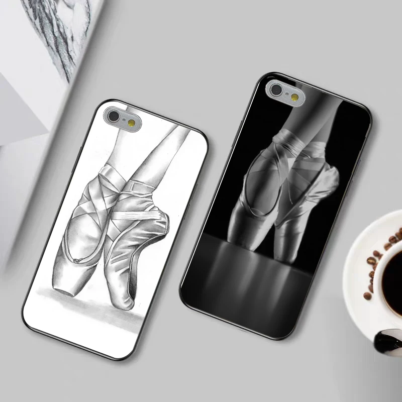 Силиконовый чехол для балерины и танцев iPhone 5 SE 5S 6 6S Plus 7 8 11 Pro X XS Max XR|Бамперы| |