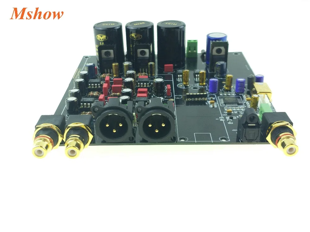 ES9028 ES9028PRO DAC ies 384K DSD XLR высокое качество hifi аудио опция Amanero или XMOS USB модуль+ пульт дистанционного управления