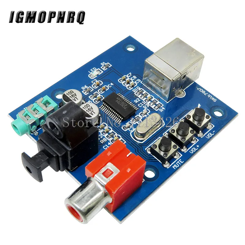 PCM2704 USB DAC Power волоконно оптический коаксиальный аналоговый выход для Raspberry Pi bian